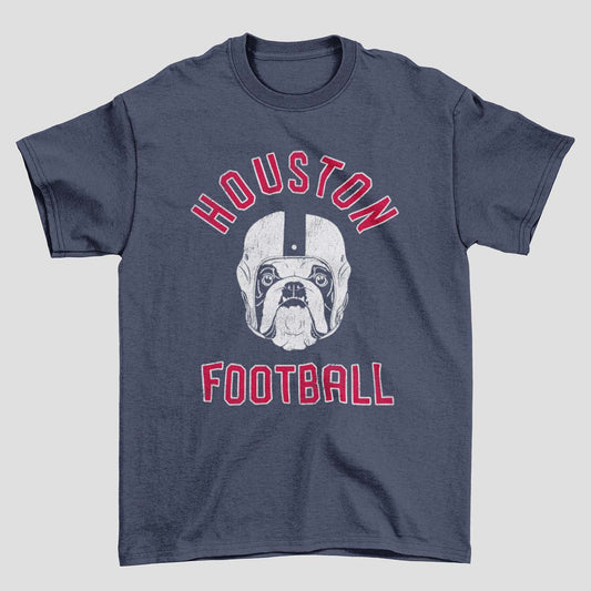 Houston Football English Bulldog T-Shirt