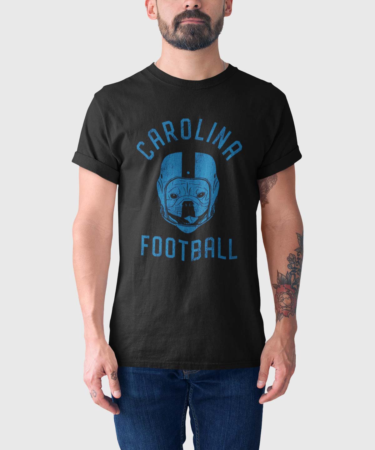 Carolina Football French Bulldog T-Shirt