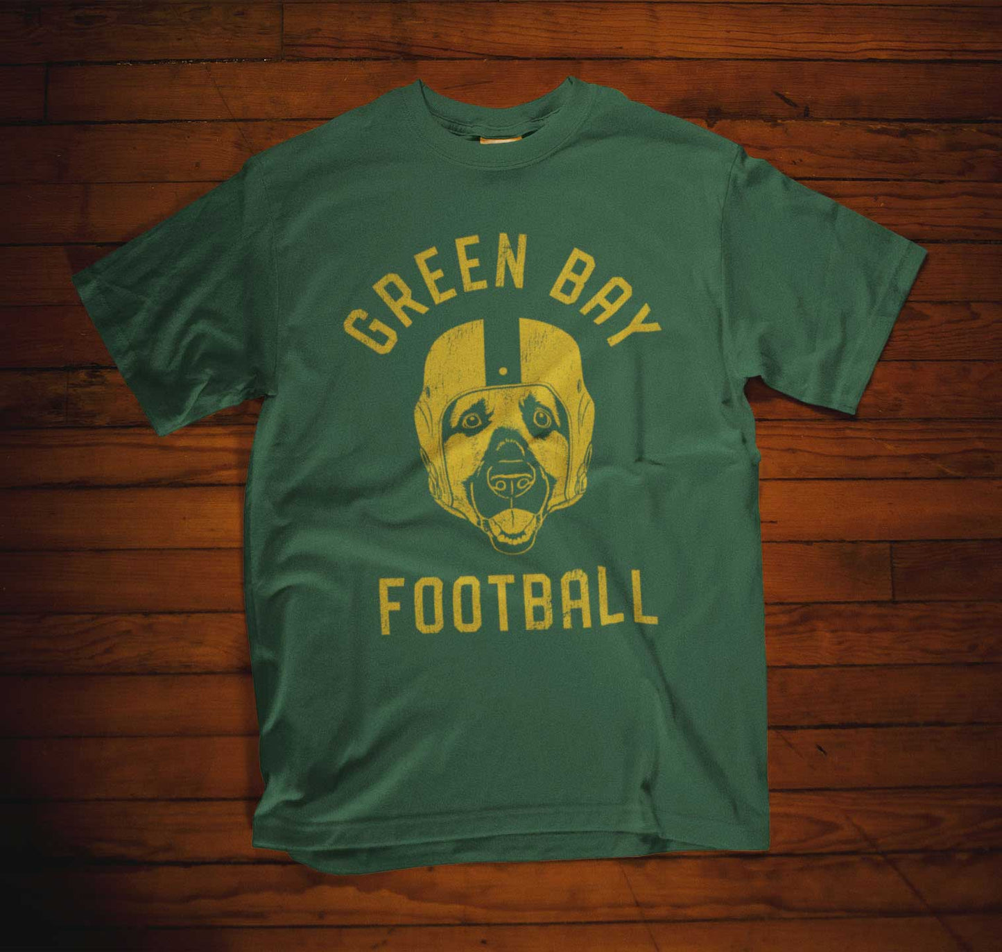 Green Bay Football German Shepherd T-Shirt