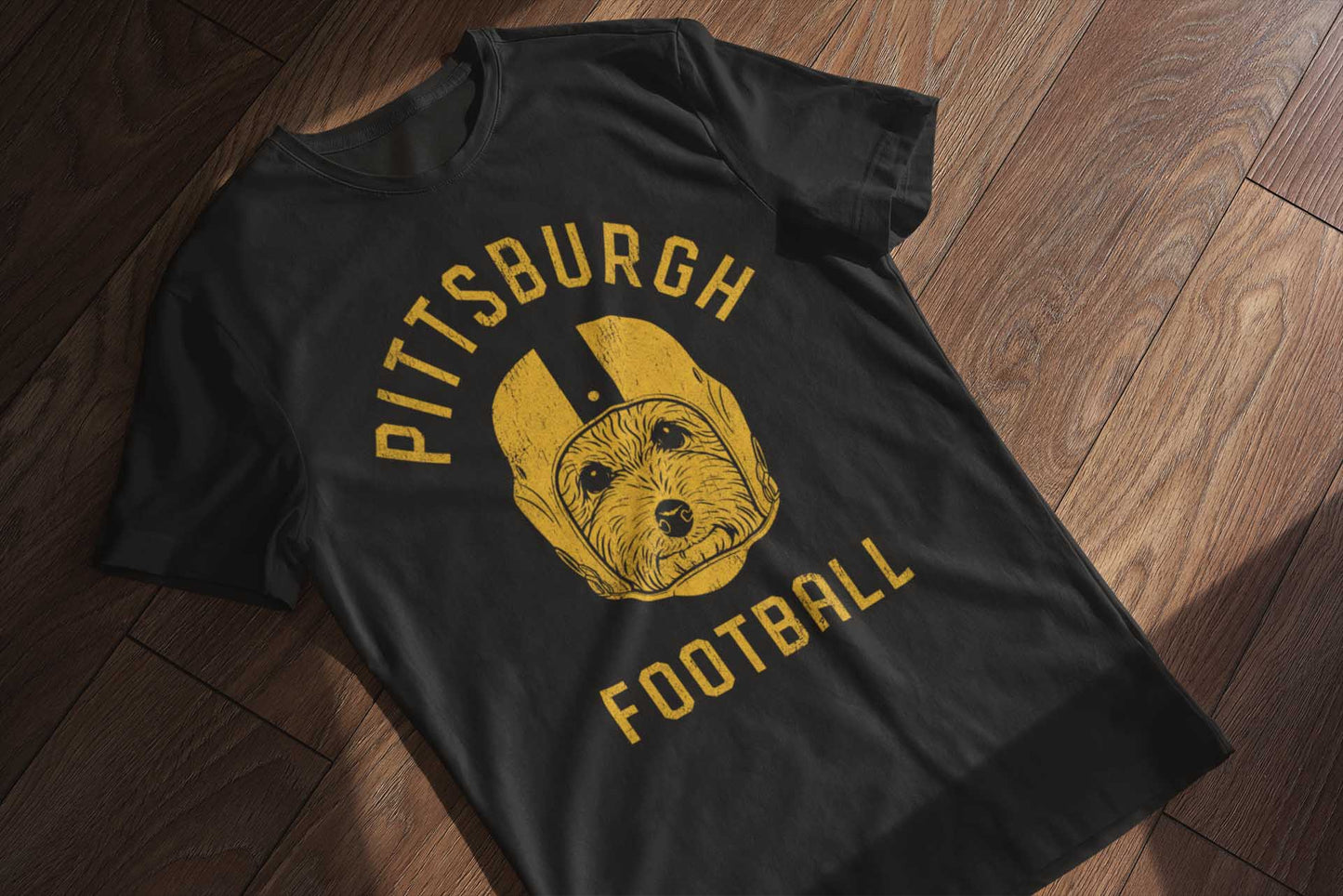 Pittsburgh Football Poodle T-Shirt