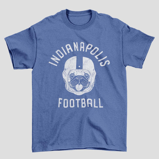 Indianapolis Football Pug T-Shirt