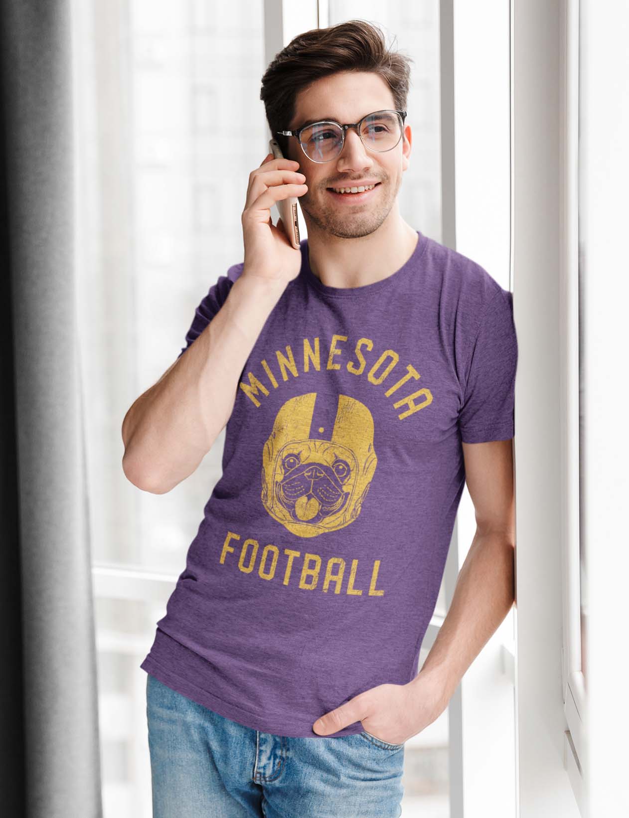 Minnesota Football Pug T-Shirt