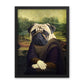 Mona Lisa Pug Framed Poster