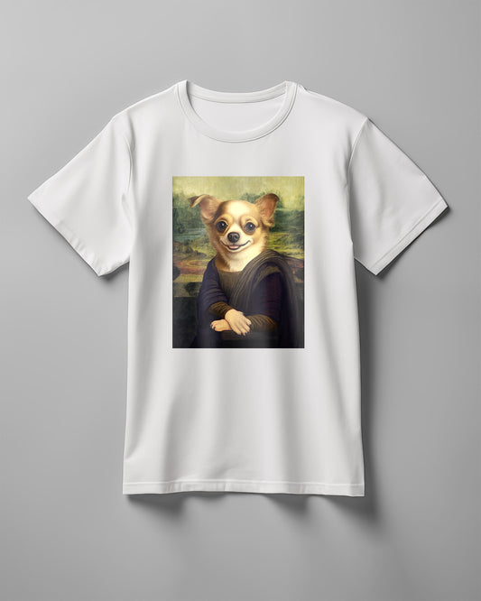 Mona Lisa Chihuahua T-Shirt