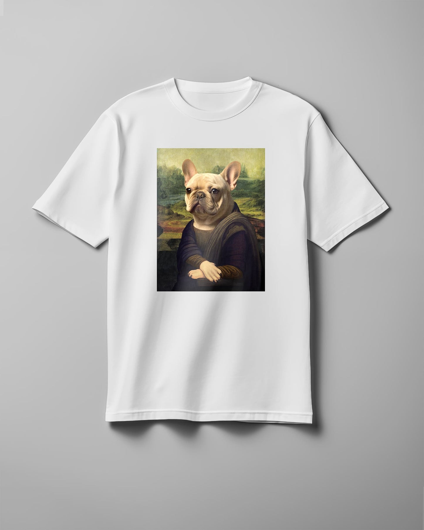 Mona Lisa French Bulldog T-Shirt