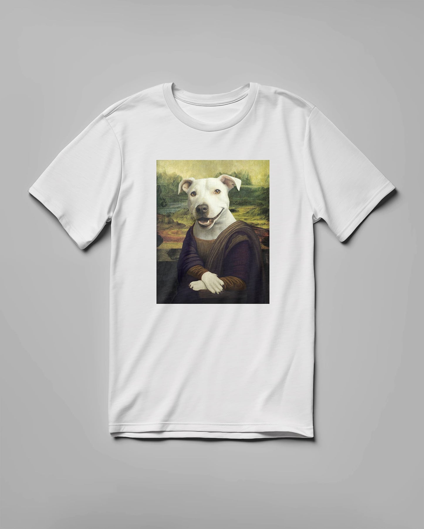 Mona Lisa Pitbull T-Shirt