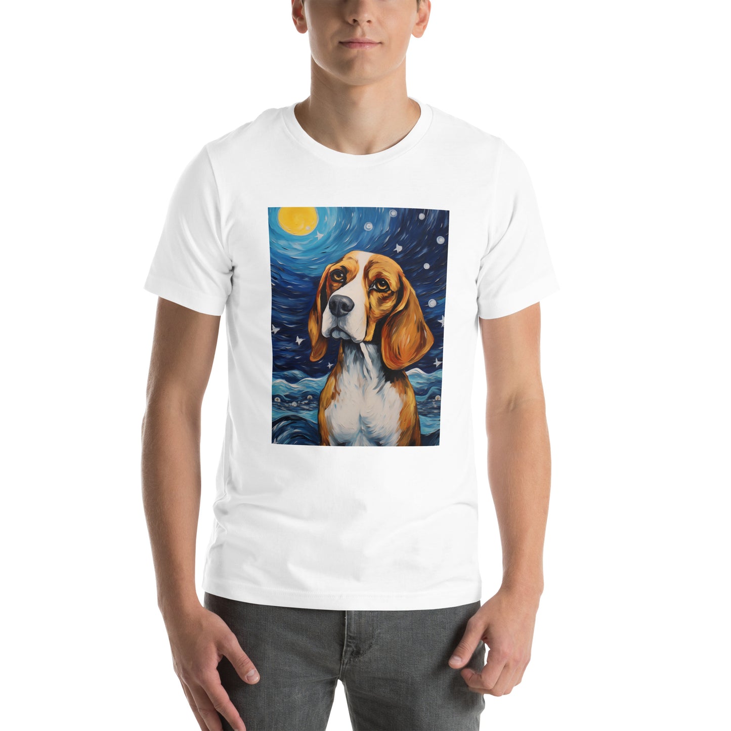 Starry Night Beagle T-Shirt