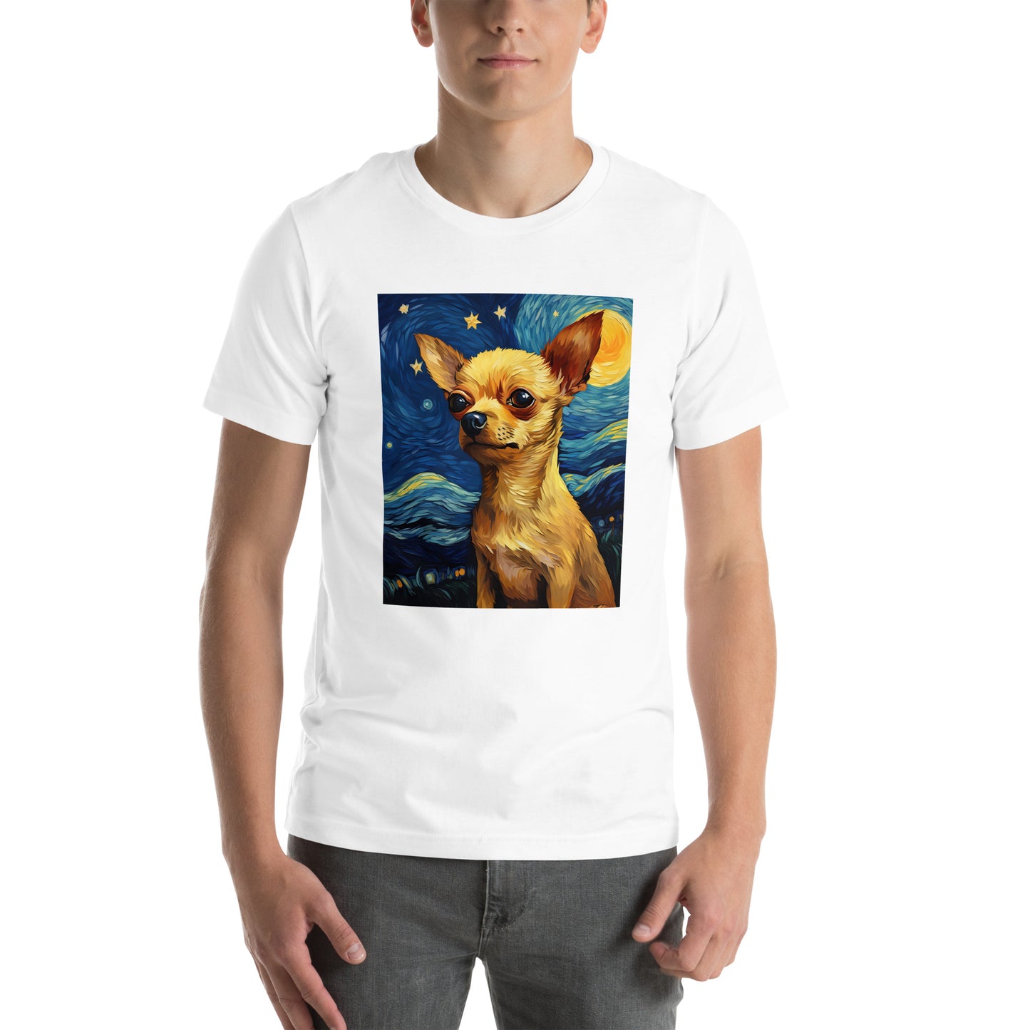 Starry Night Chihuahua T-Shirt