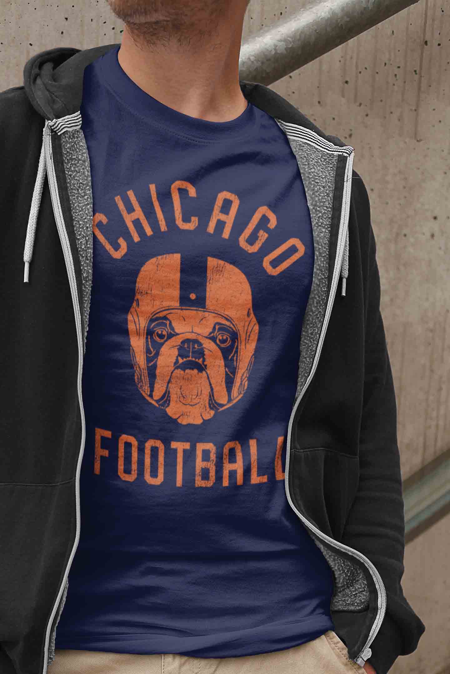 Chicago Football English Bulldog T-Shirt
