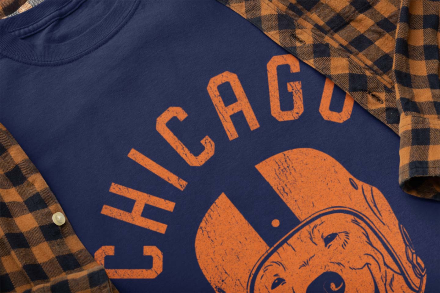 Chicago Football Golden Retriever T-Shirt