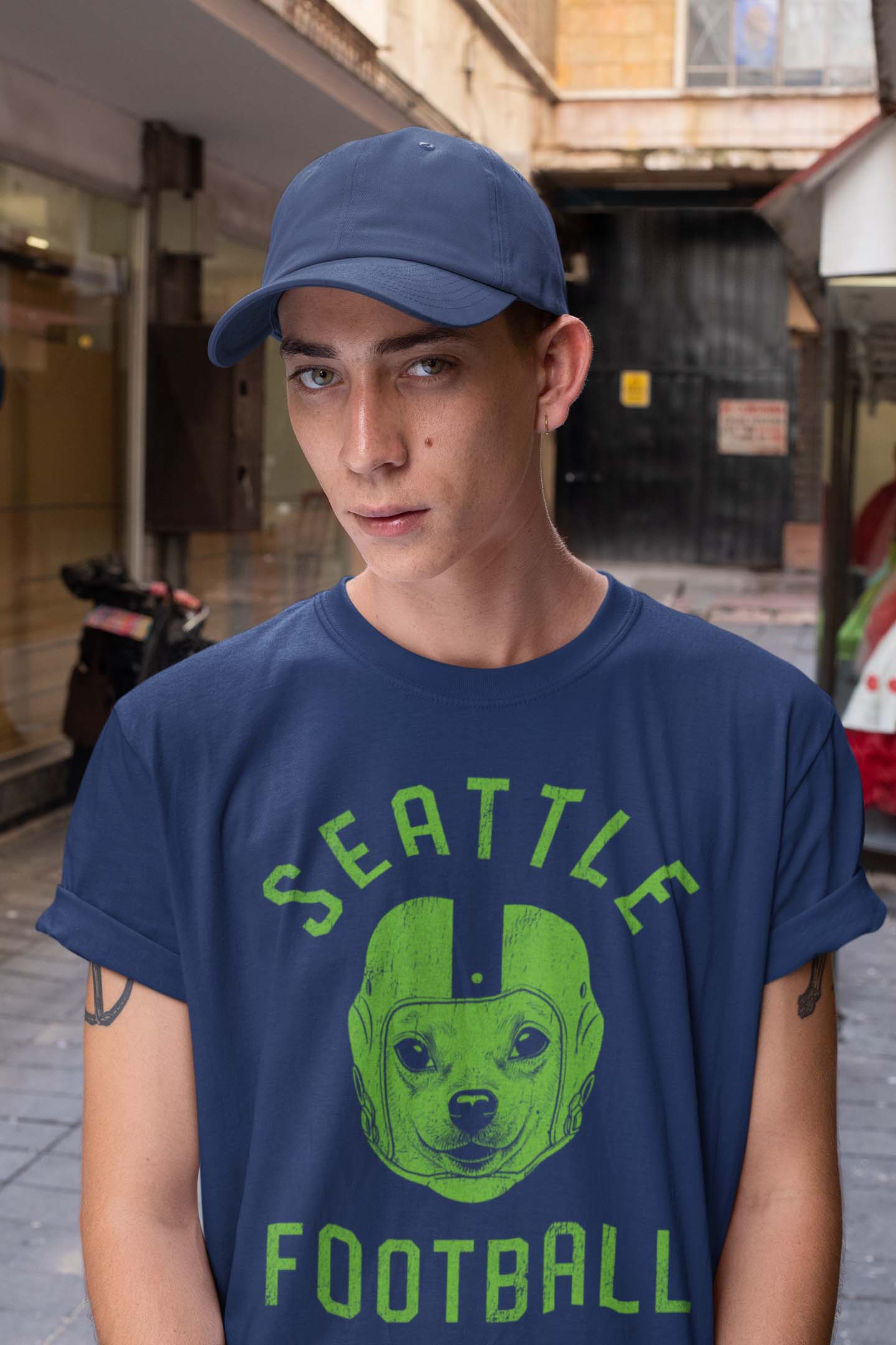 Seattle Football Chihuahua T-Shirt