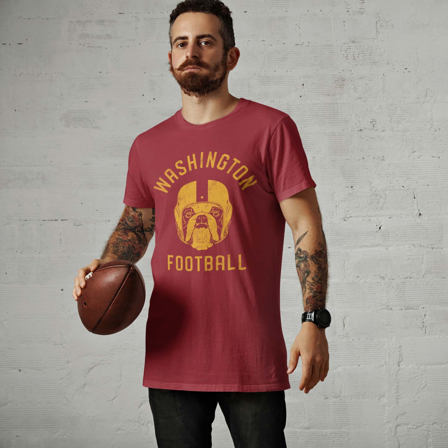 Washington Football English Bulldog T-Shirt
