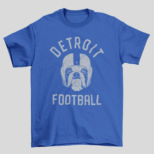 Detroit Football English Bulldog T-Shirt