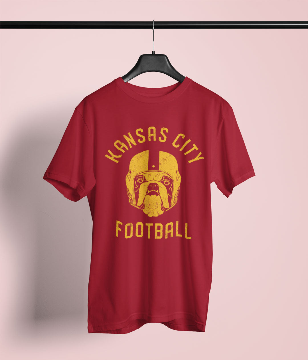 Kansas City Football English Bulldog T-Shirt