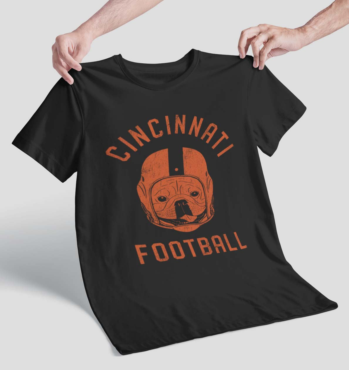 Cincinnati Football French Bulldog T-Shirt