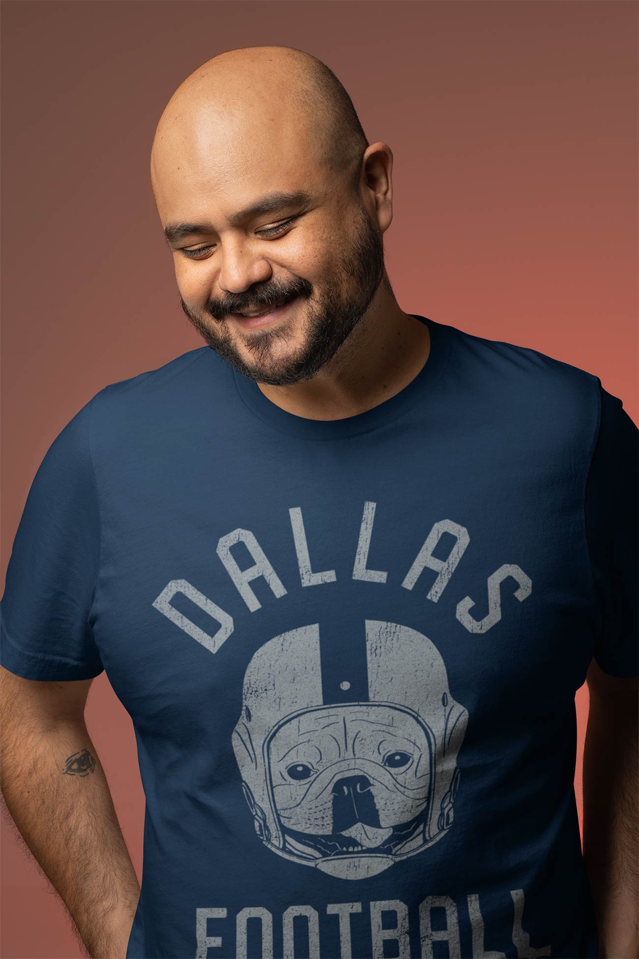 Dallas Football French Bulldog T-Shirt