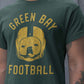 Green Bay Football French Bulldog T-Shirt