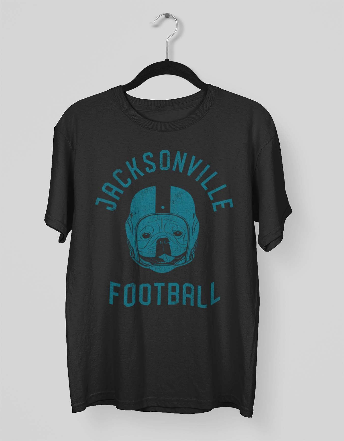 Jacksonville Football French Bulldog T-Shirt