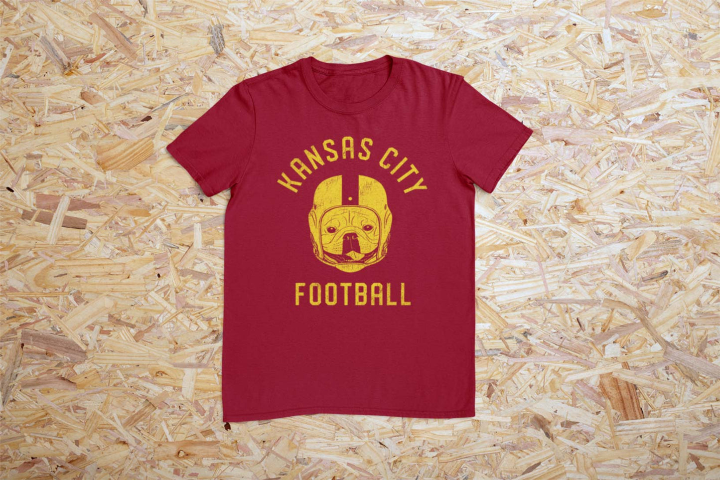 Kansas City Football French Bulldog T-Shirt