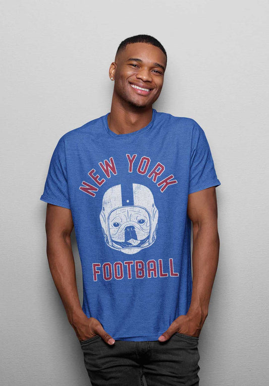 New York Football French Bulldog T-Shirt