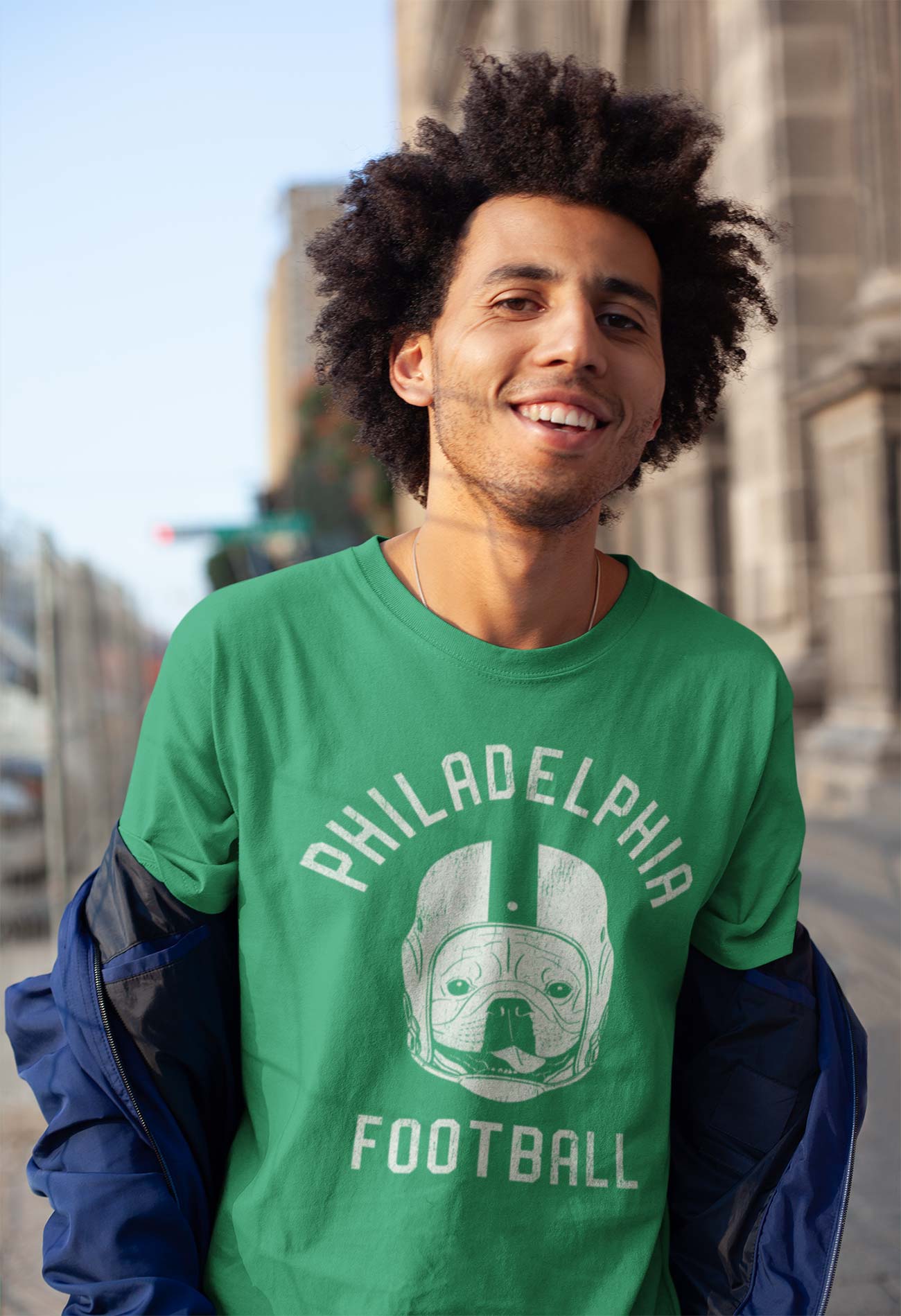 Philadelphia Football French Bulldog T-Shirt