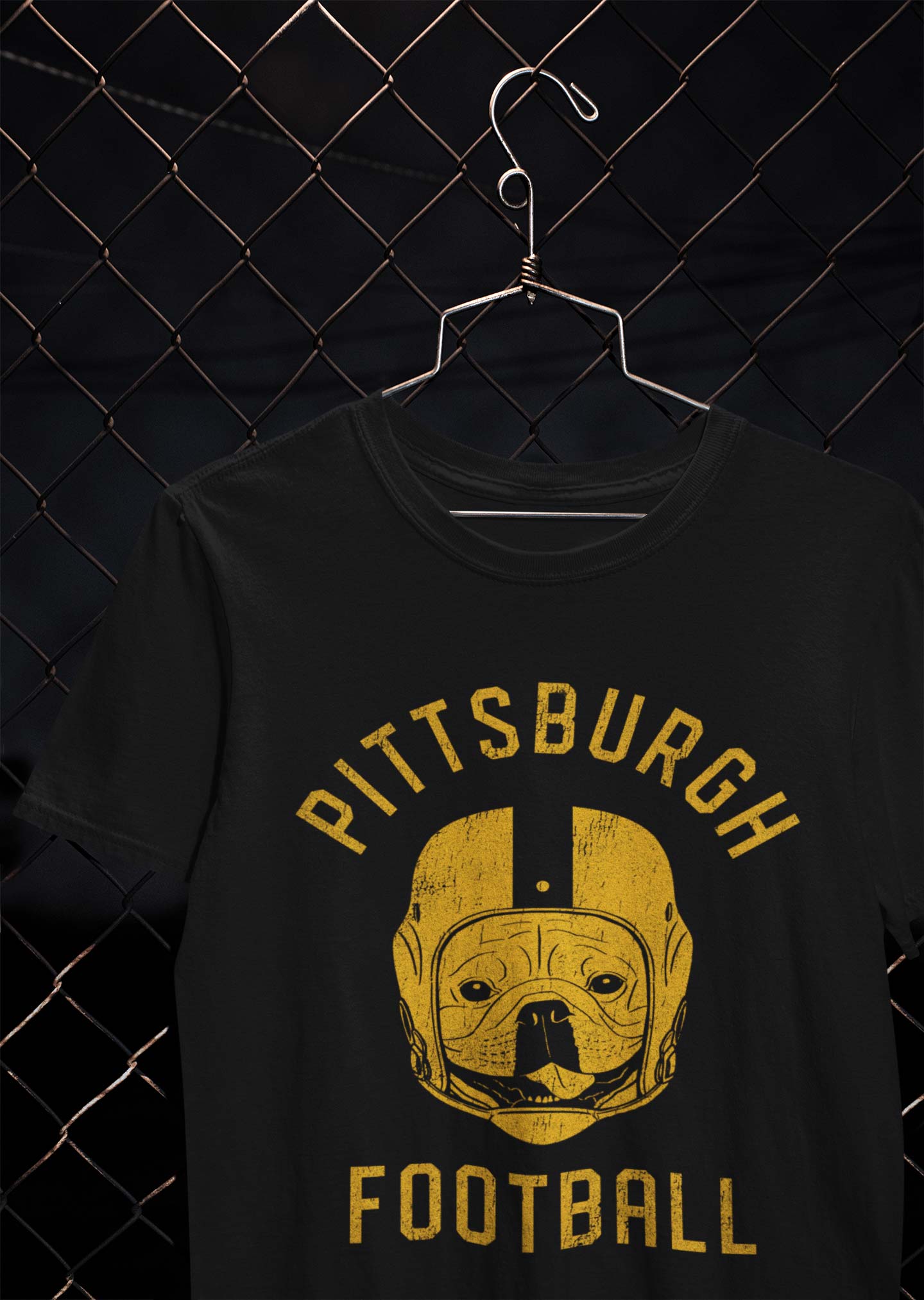 Pittsburgh Football French Bulldog T-Shirt