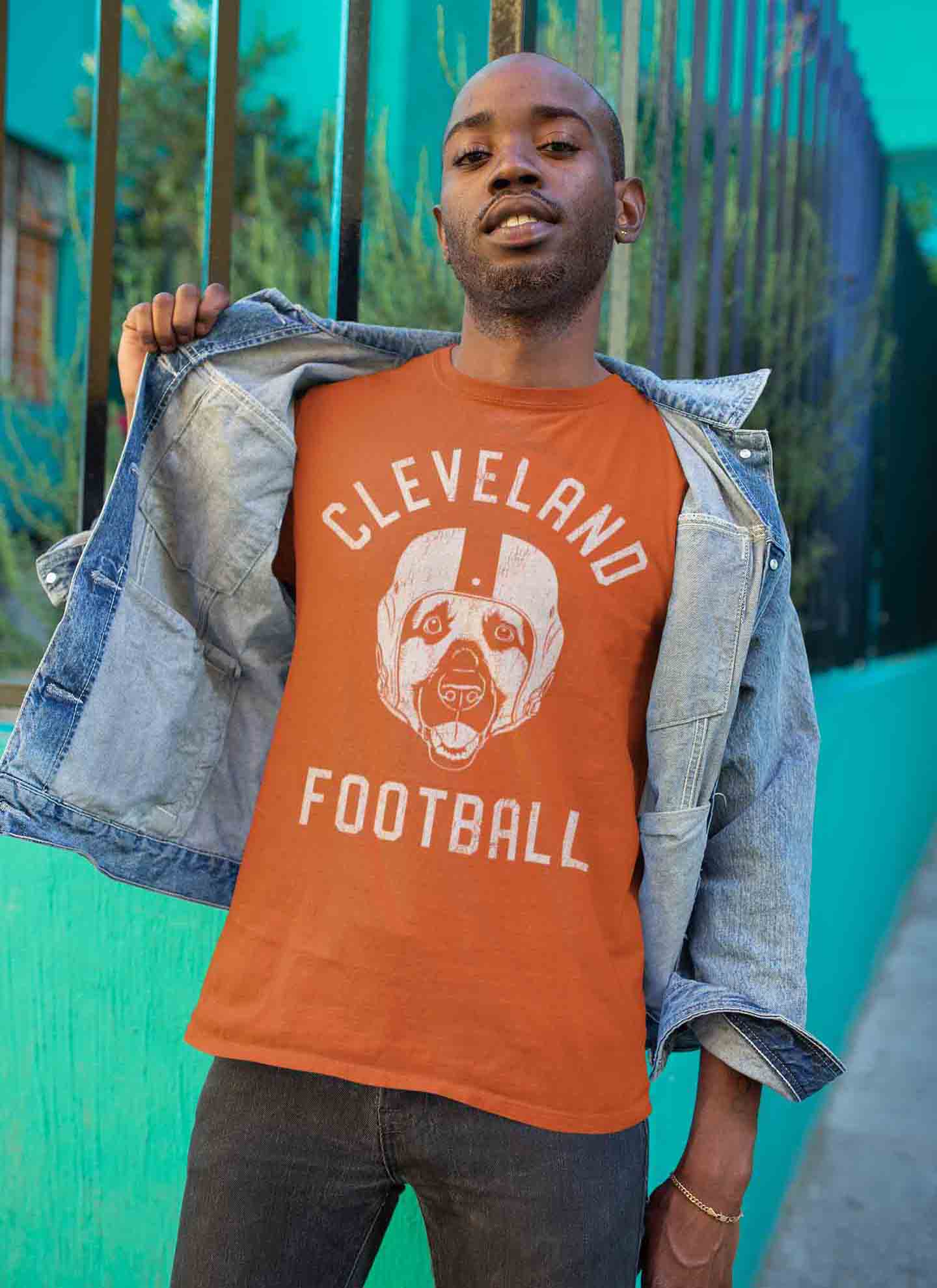 Cleveland Football German Shepherd T-Shirt
