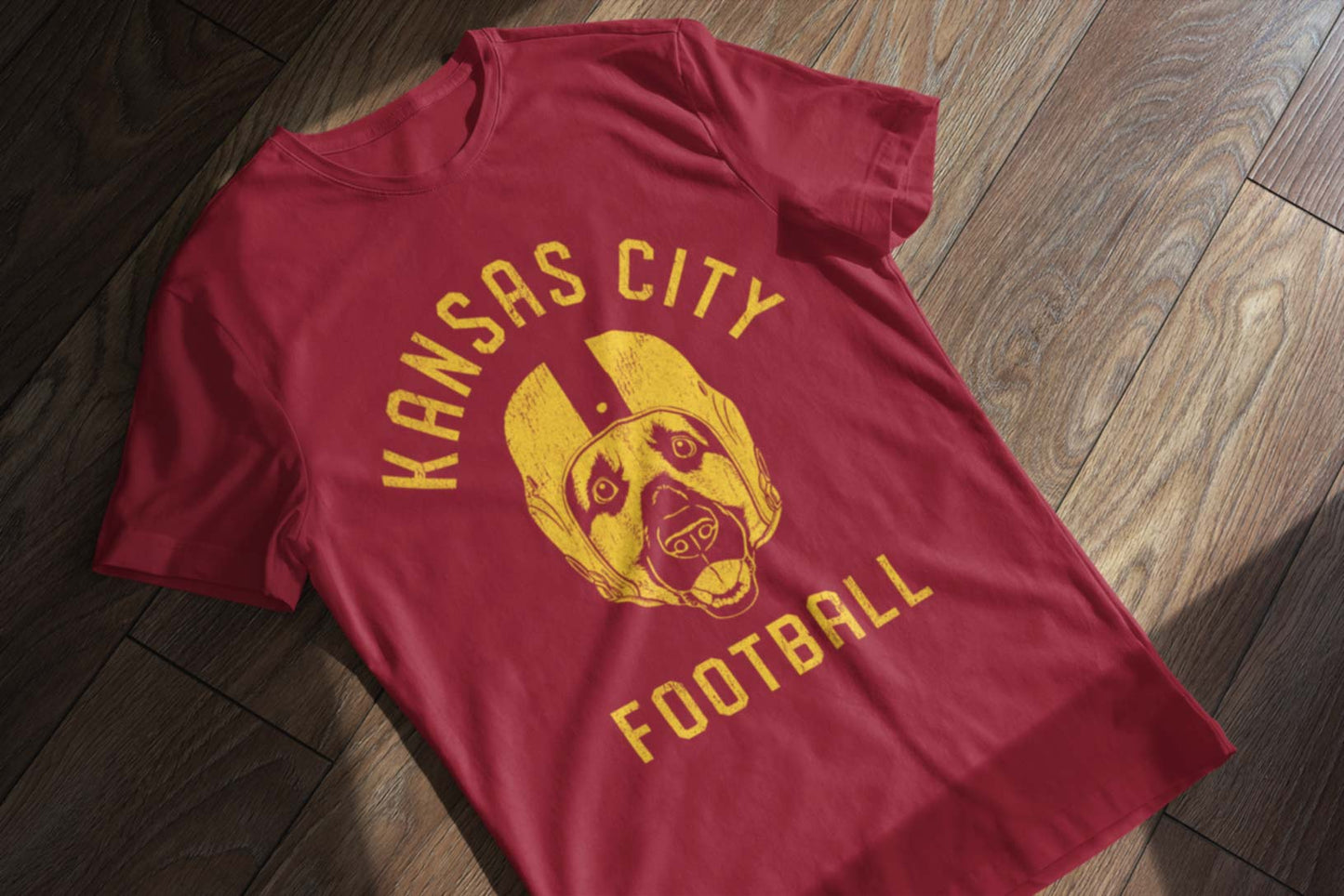 Kansas City Football German Shepherd T-Shirt