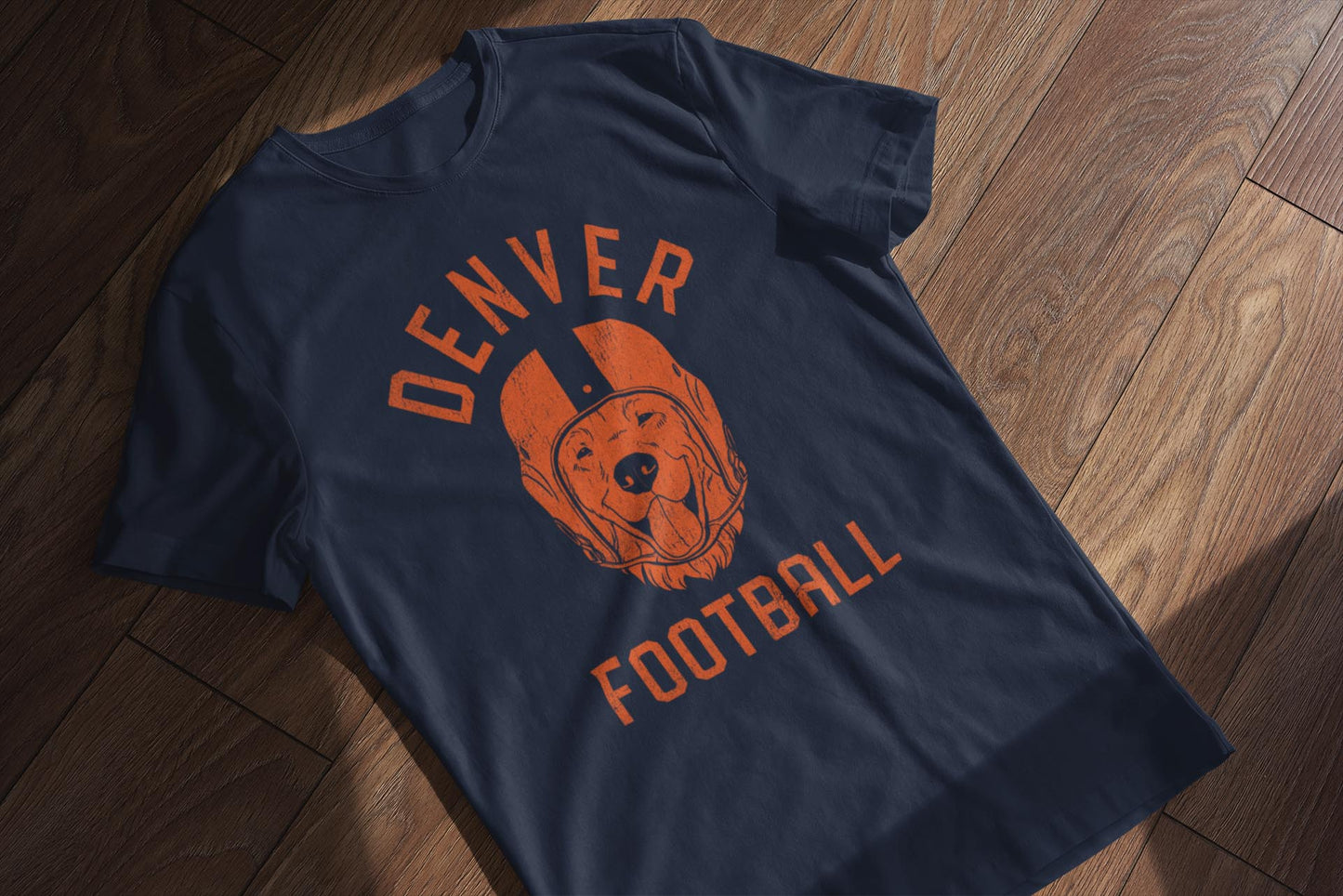 Denver Football Golden Retriever T-Shirt