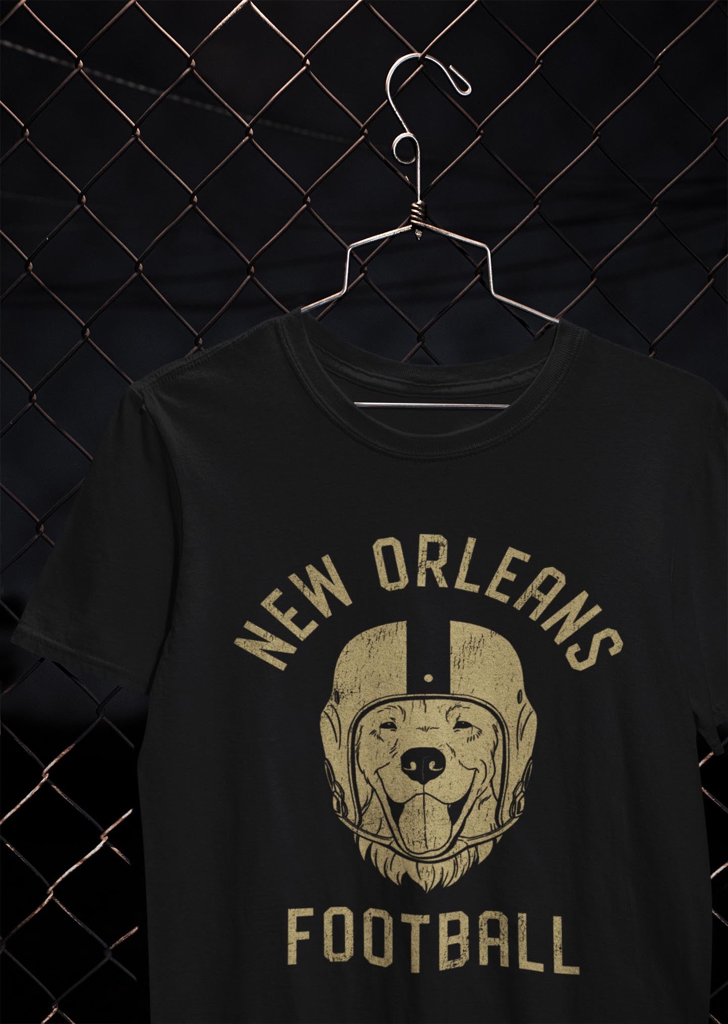 New Orleans Football Golden Retriever T-Shirt