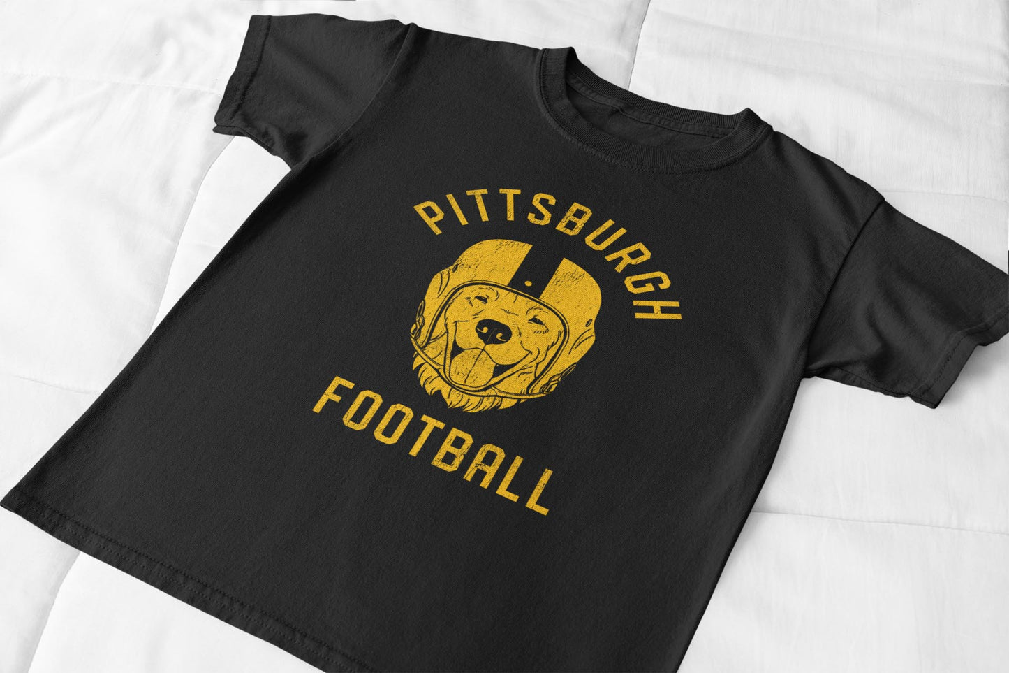 Pittsburgh Football Golden Retriever T-Shirt