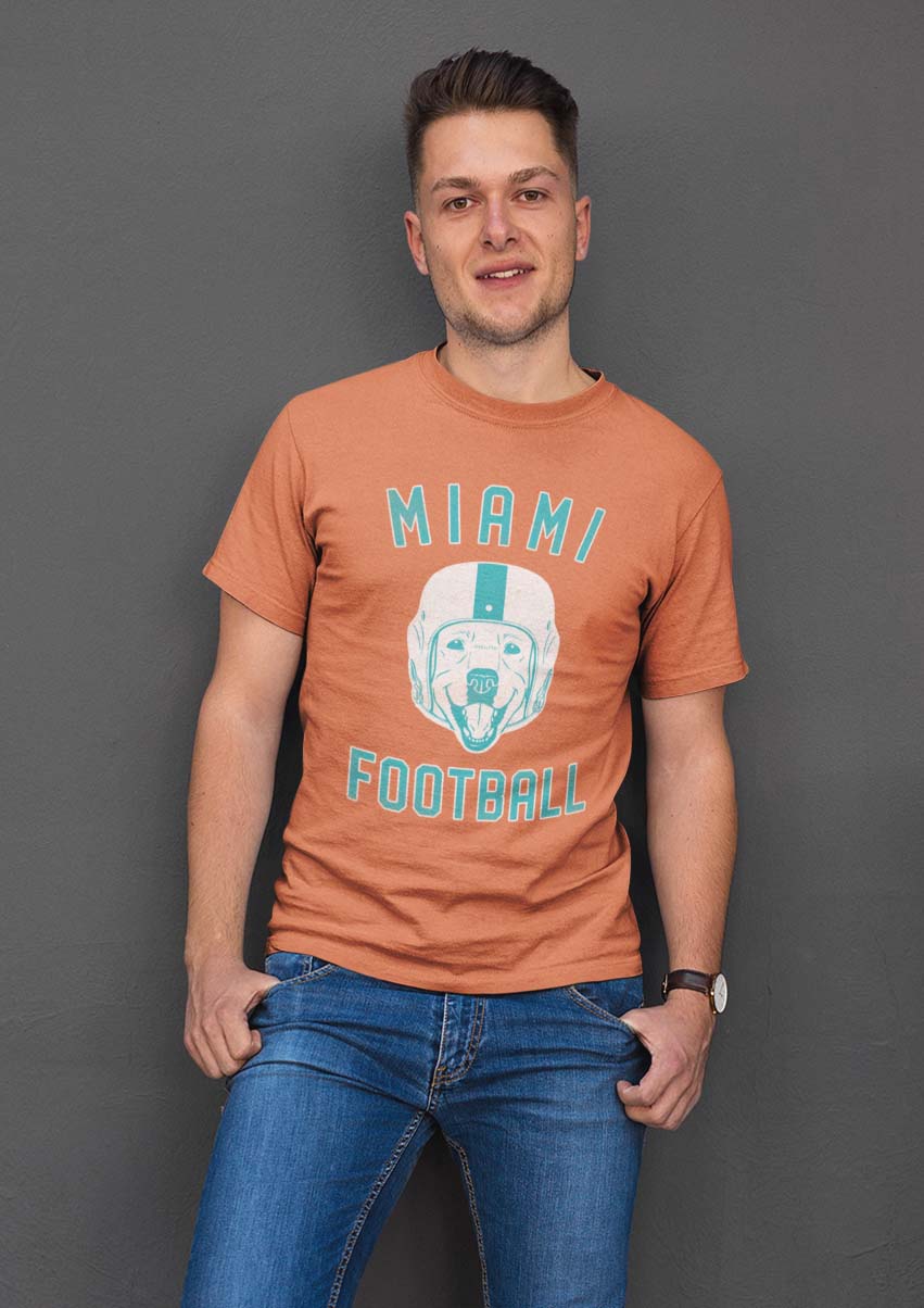 Miami Football Labrador T-Shirt