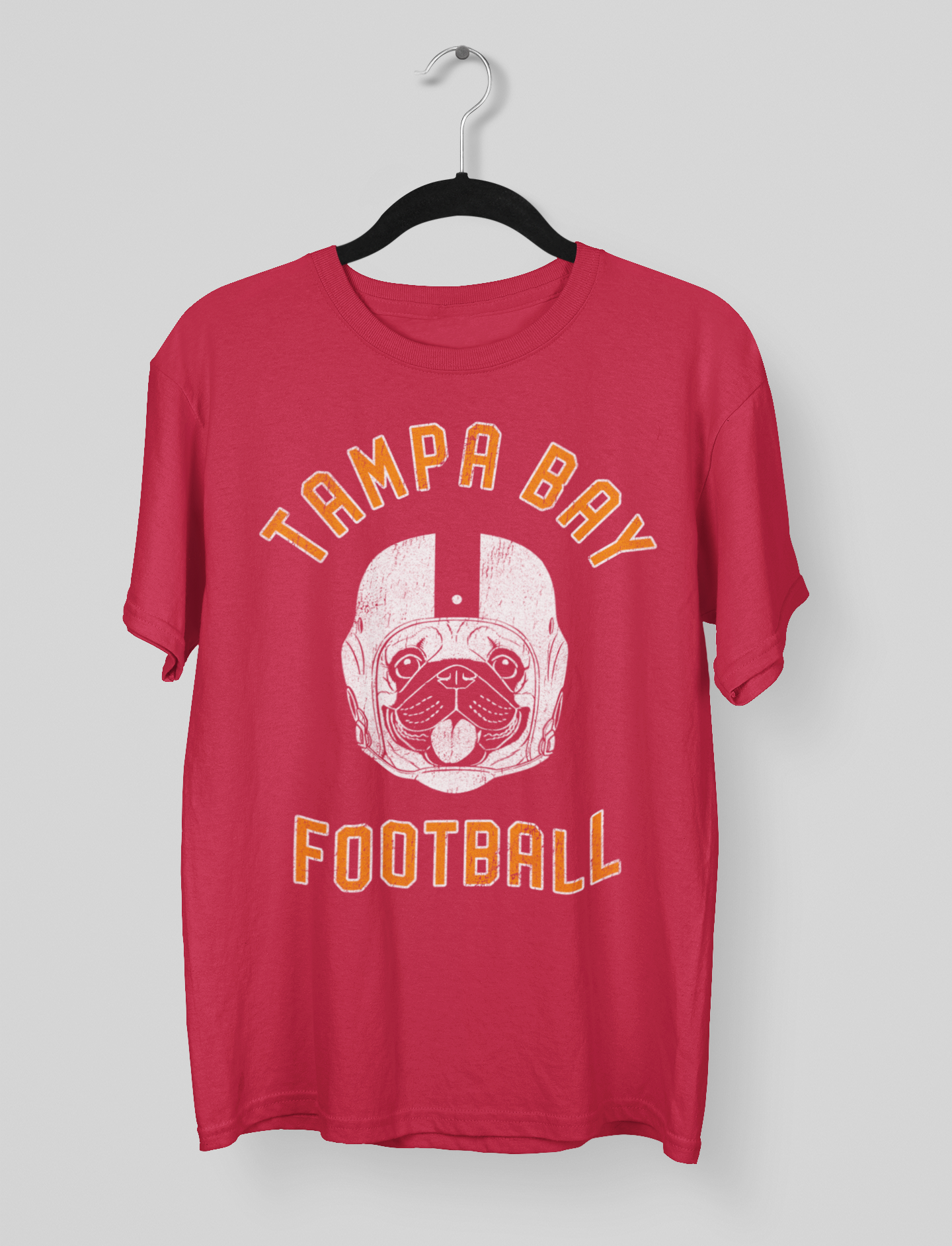 Tampa Bay Football Pug T-Shirt