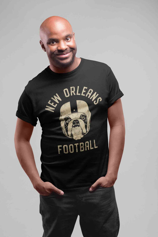 New Orleans Football English Bulldog T-Shirt