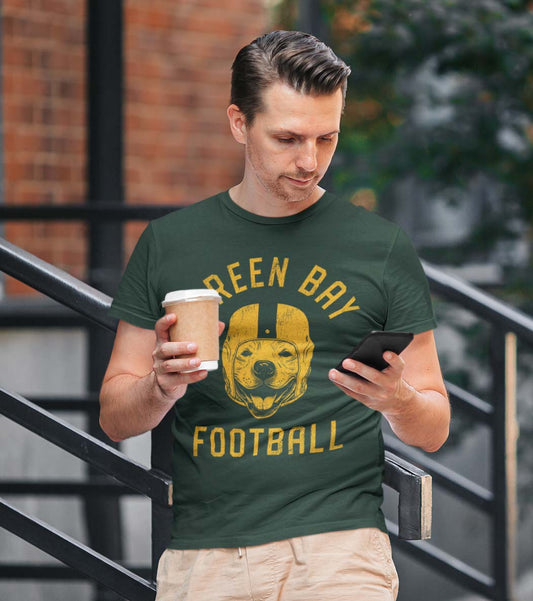 Green Bay Football Pitbull T-Shirt