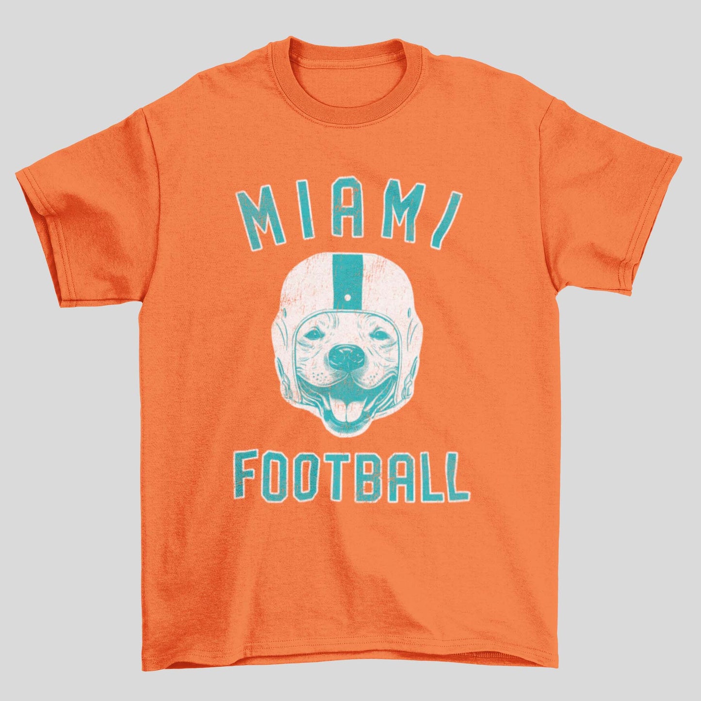 Pawz Republic Miami Football Pitbull T-Shirt 3XL