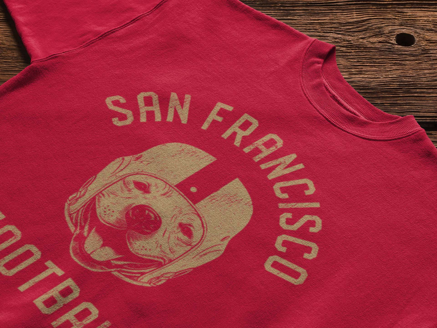 San Francisco Football Pitbull T-Shirt