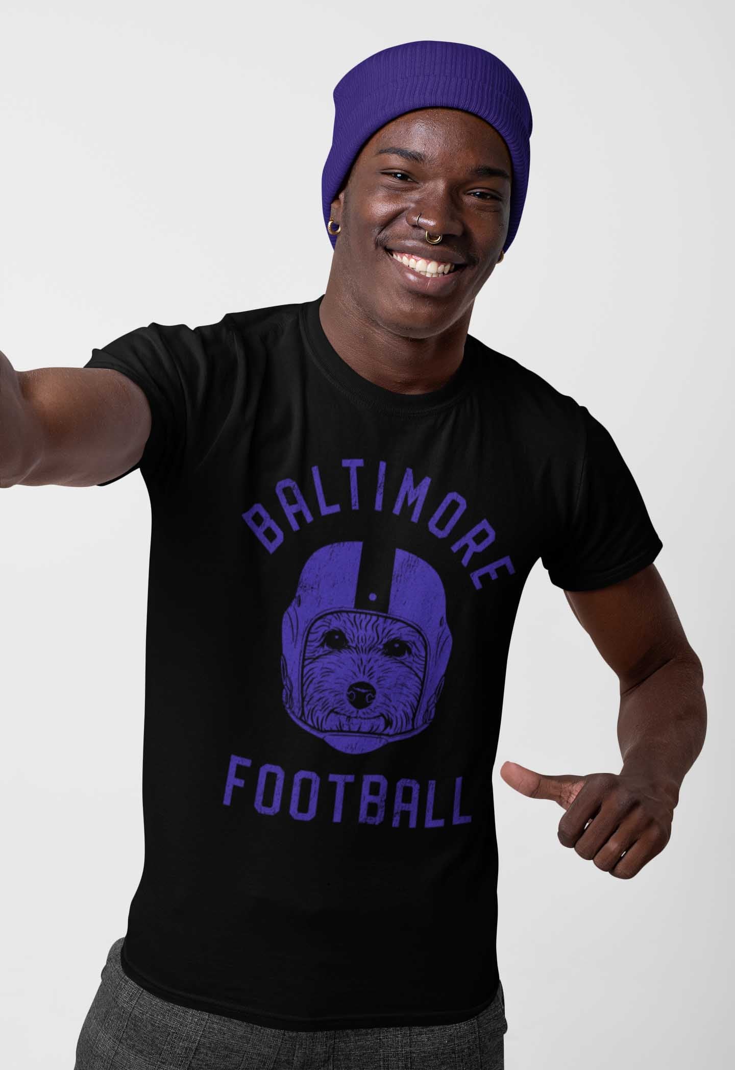 Baltimore Football Poodle T-Shirt