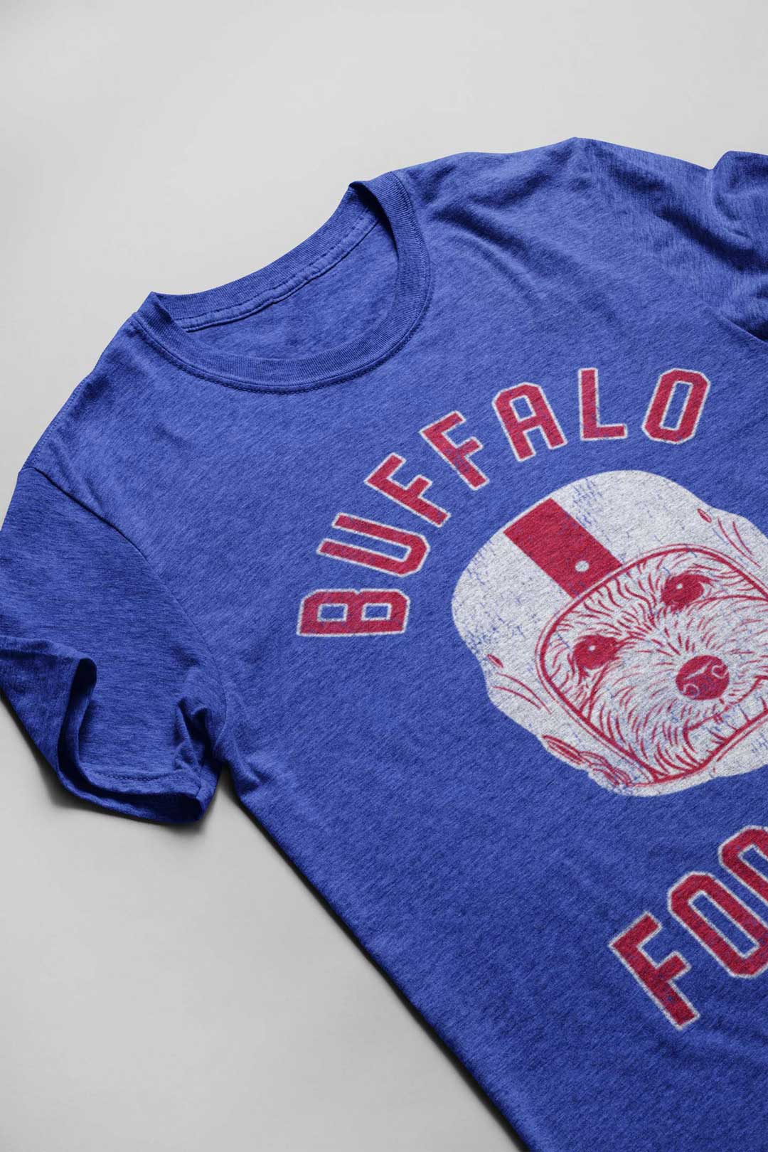 Buffalo Football Poodle T-Shirt