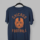 Chicago Football Poodle T-Shirt