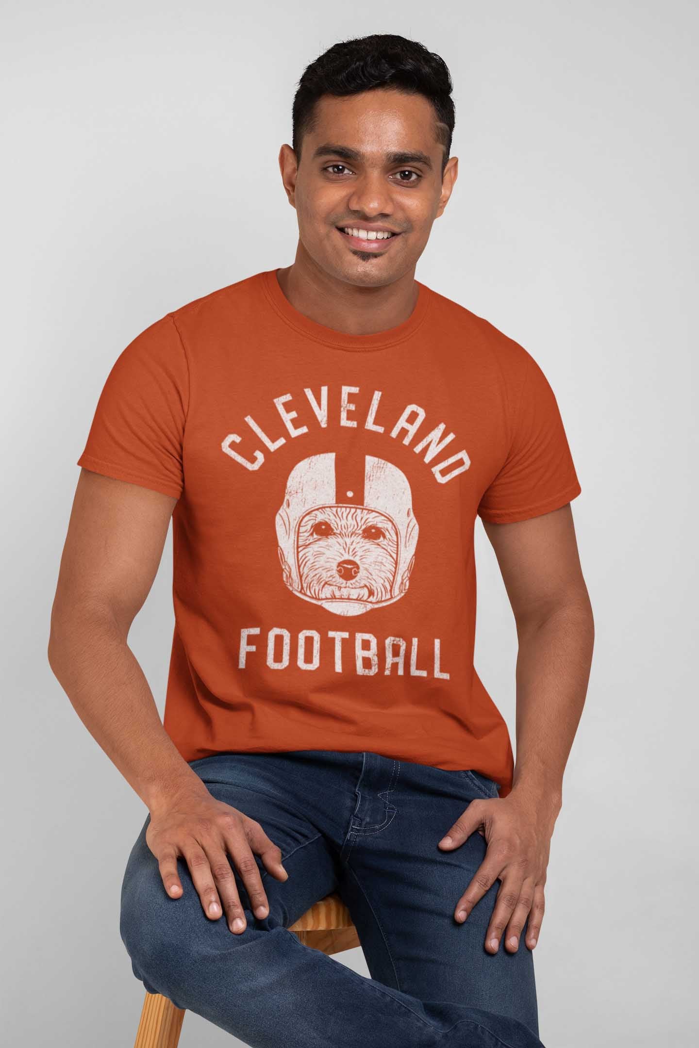 Cleveland Football Poodle T-Shirt