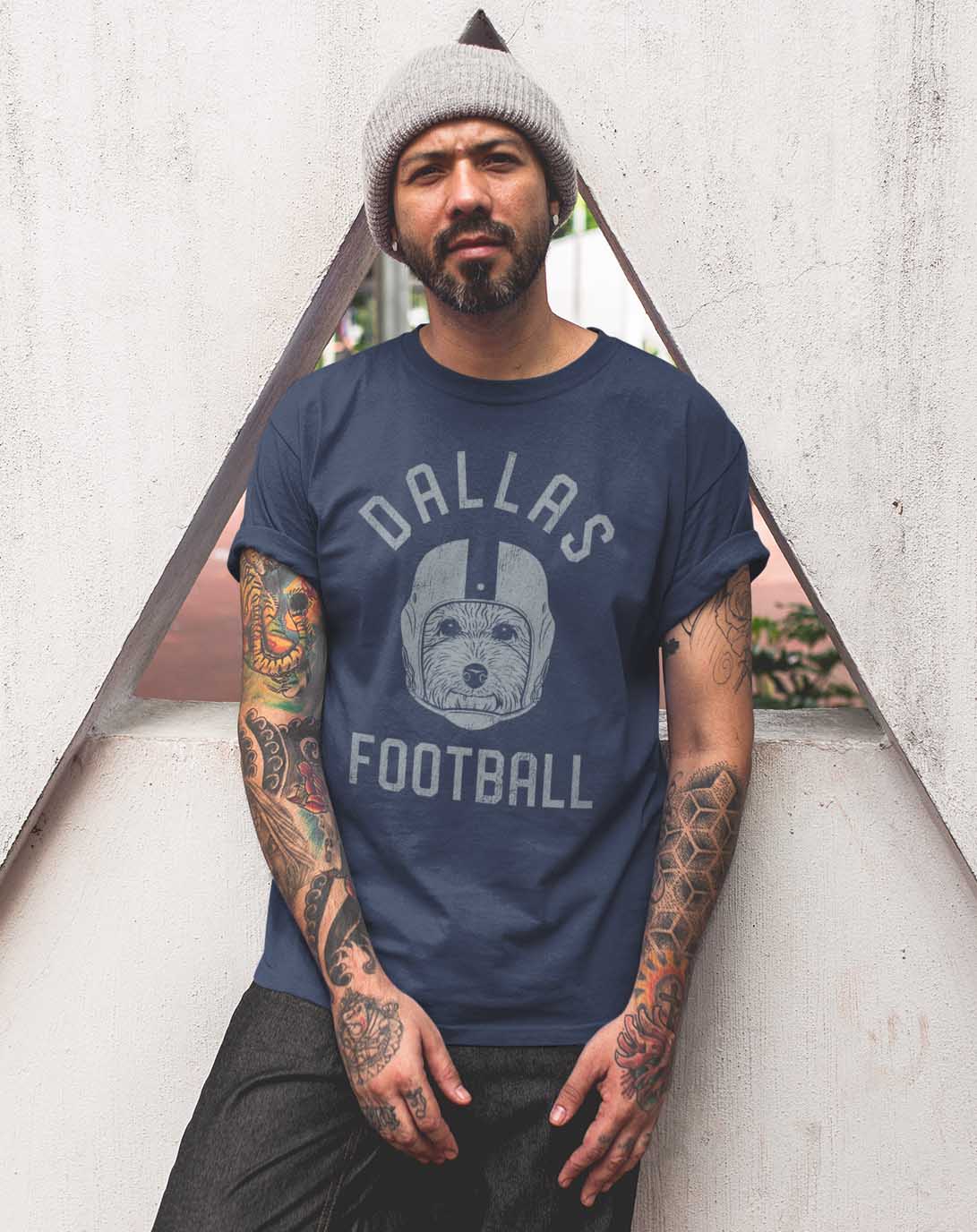 Dallas Football Poodle T-Shirt