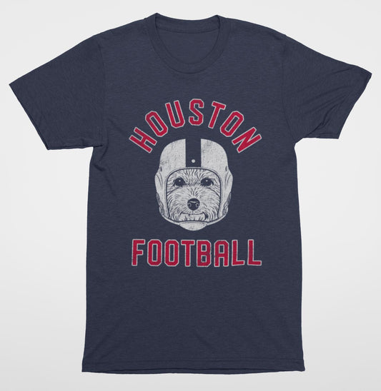 Houston Football Poodle T-Shirt