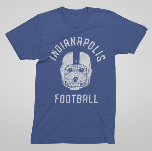 Indianapolis Football Poodle T-Shirt
