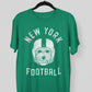 New York Football Poodle T-Shirt