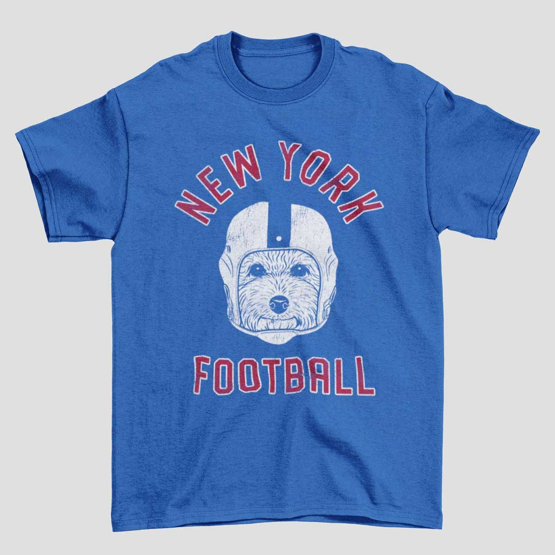 New York Football Poodle T-Shirt
