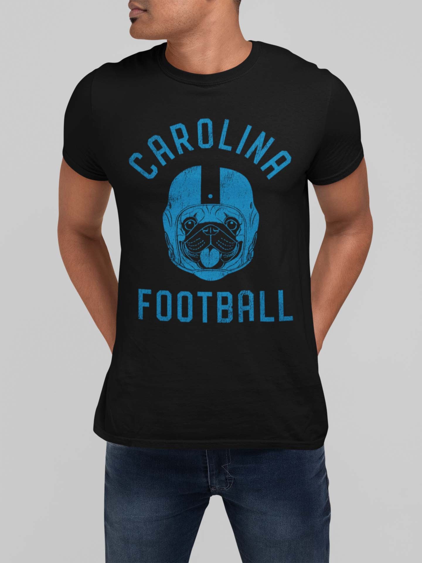 Carolina Football Pug T-Shirt