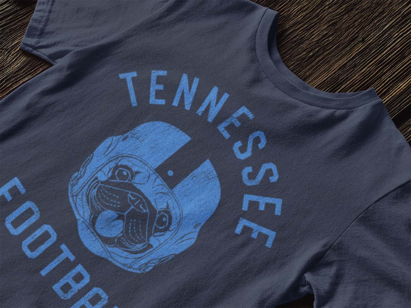 Tennessee Football Pug T-Shirt