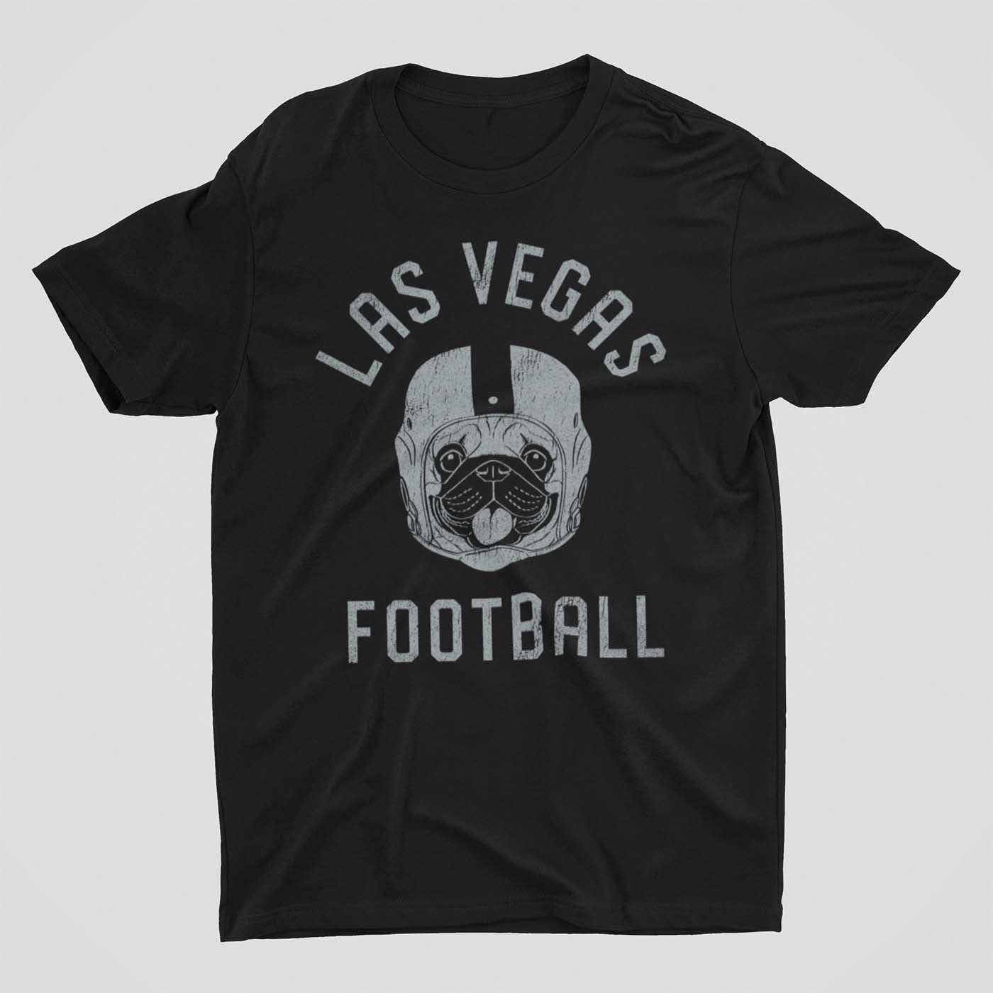 Las Vegas Football Pug T-Shirt