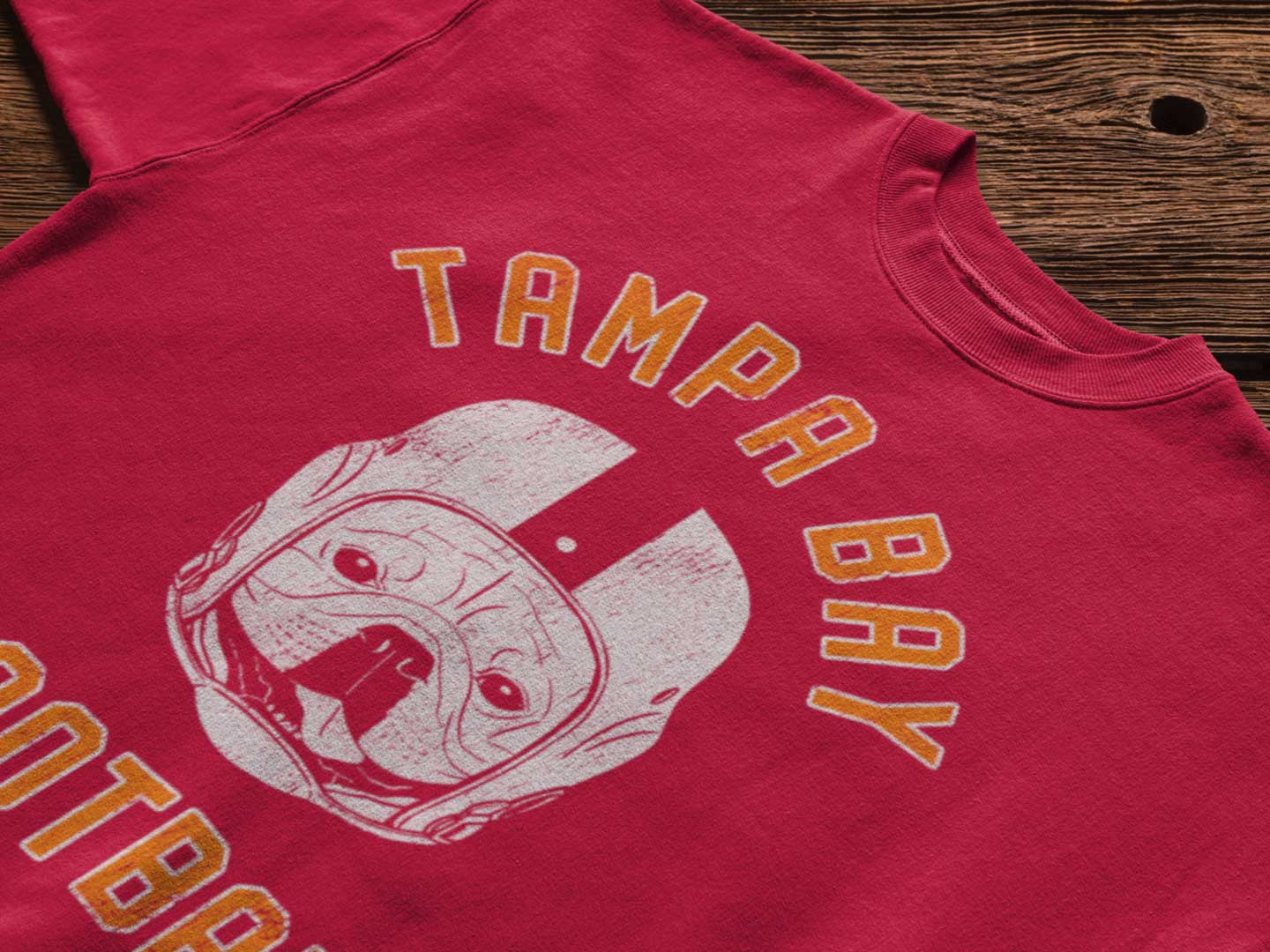 Tampa Bay Football French Bulldog T-Shirt